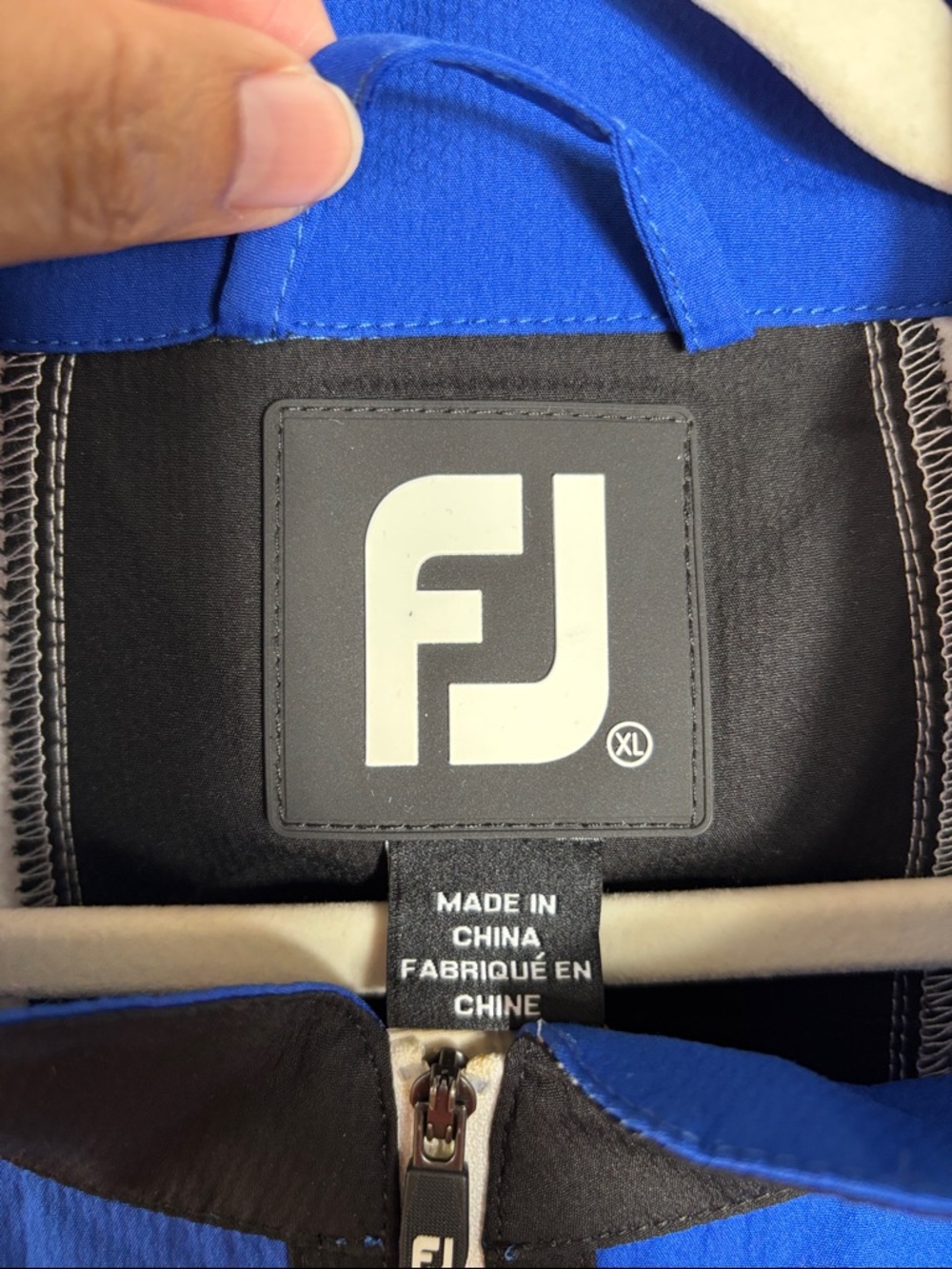 FootJoy Sport Windshirt Men’s XL Blue Golf Short Sleeve 1/2 Zip Pullover - Picture 2 of 9